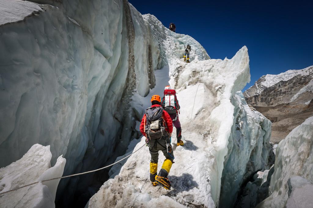 Khumbu Ice Fall Climbing